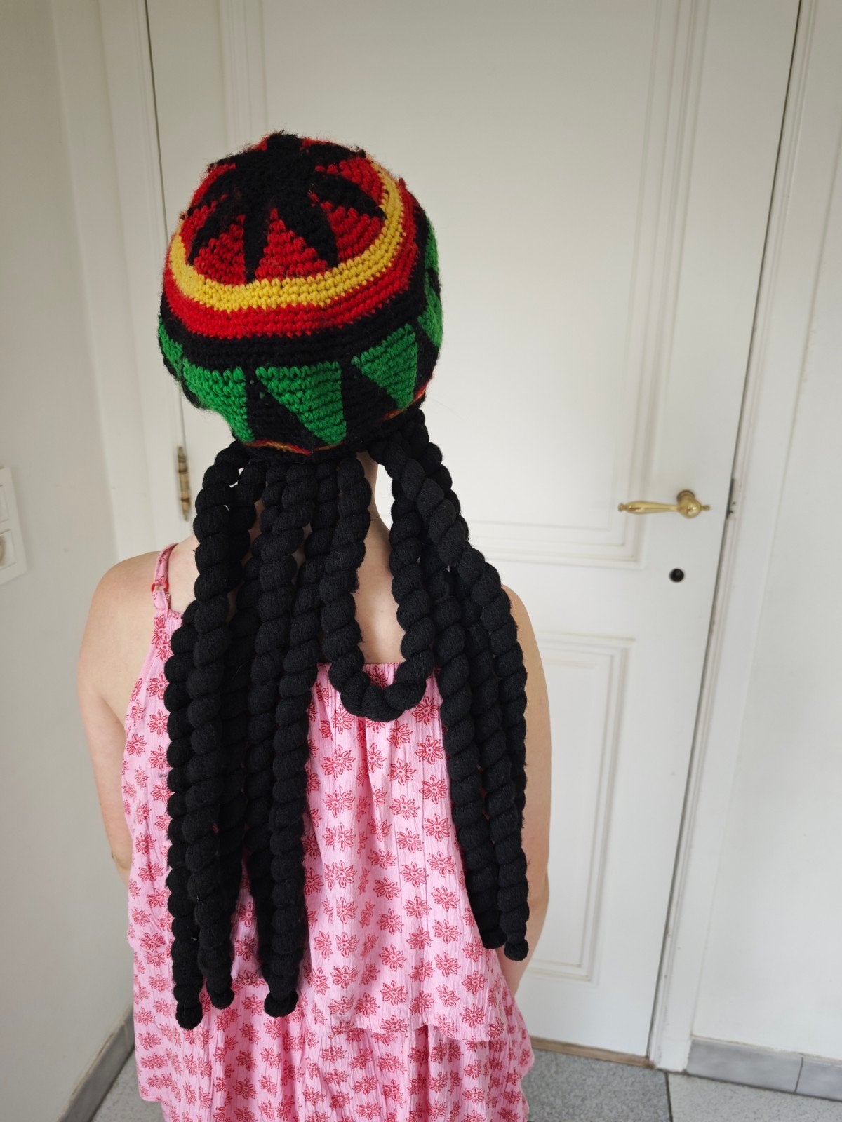 Chapeau et coiffure rasta, Enlèvement, Comme neuf, Chapeau ou Perruque