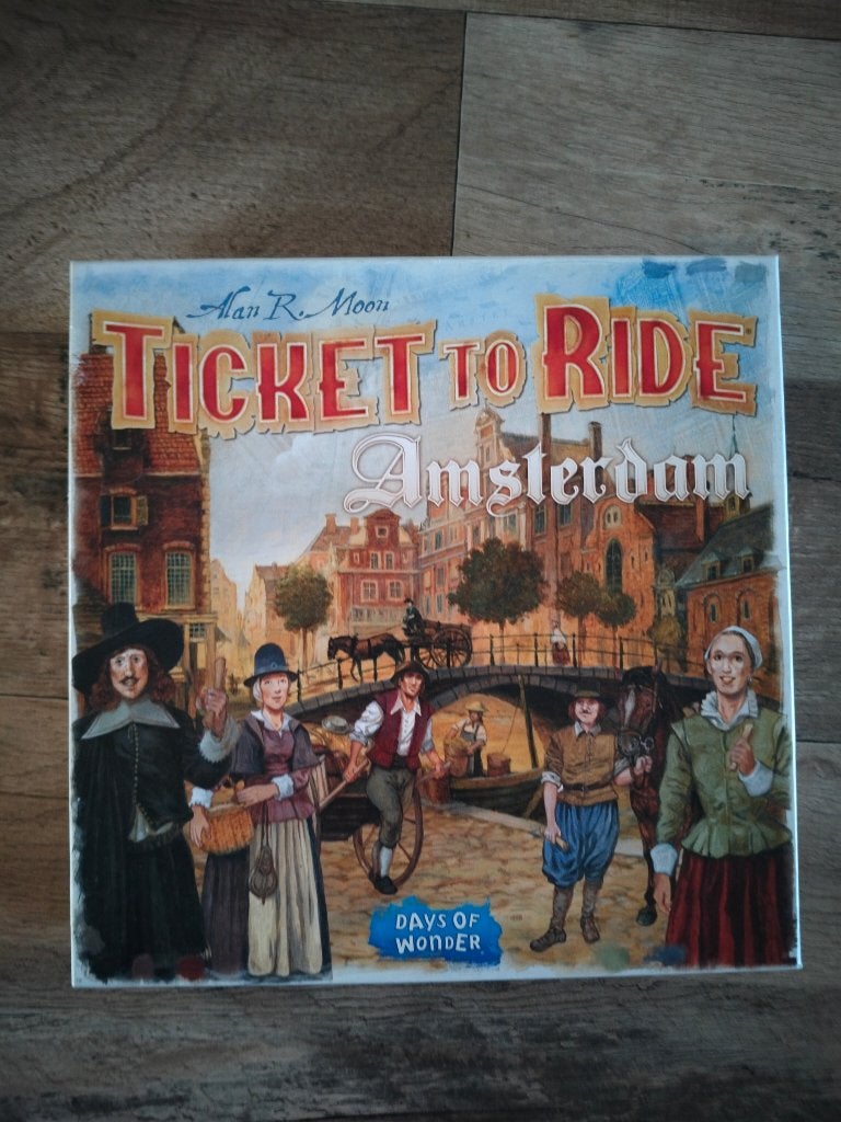 Gezelschap - Ticket to ride Amsterdam, 1 ou 2 joueurs, Enlèvement, Comme neuf, Days of Wonder