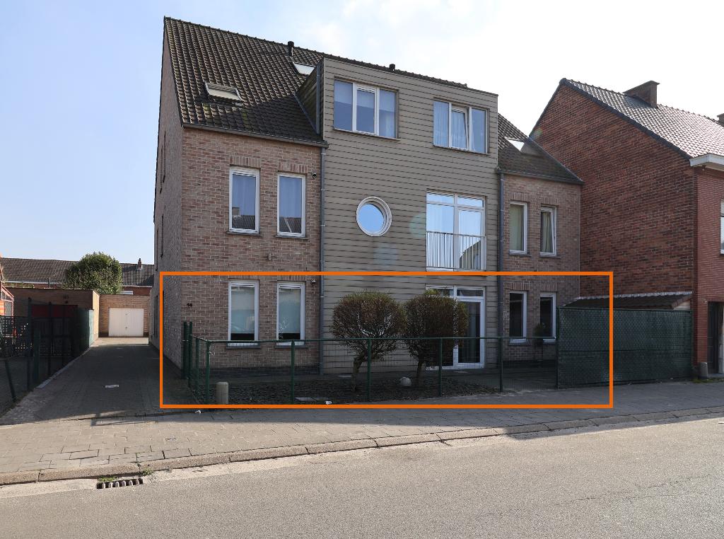 Gelijkvloers appartement met 1slaapkamer, tuintje te Zelzate, Immo, 200 tot 500 m², 129 kWh/m²/jaar, Provincie Oost-Vlaanderen