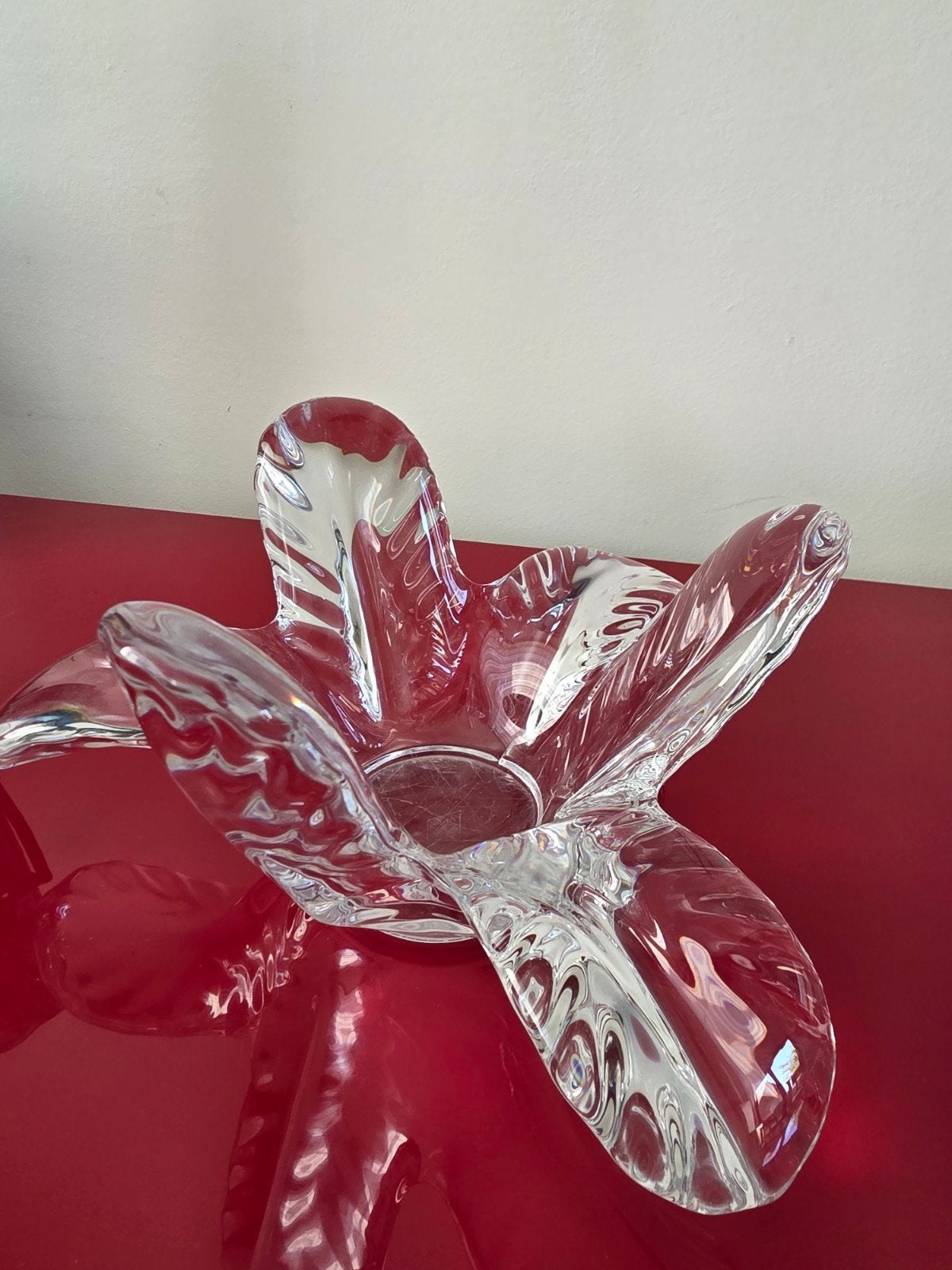 Coupe en cristal massif "Art Vannes France" - Vintage 1960 -, Enlèvement ou Envoi