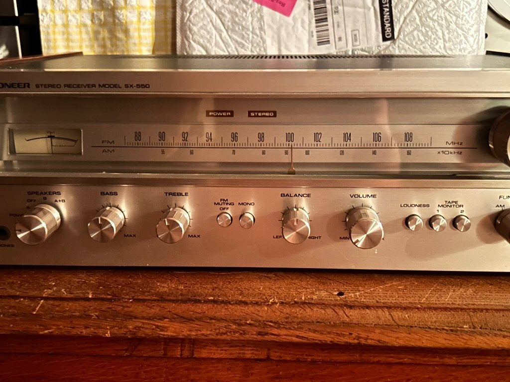 Pioneer tuner, Audio, Tv en Foto, Tuners, Ophalen, Gebruikt, Analoog