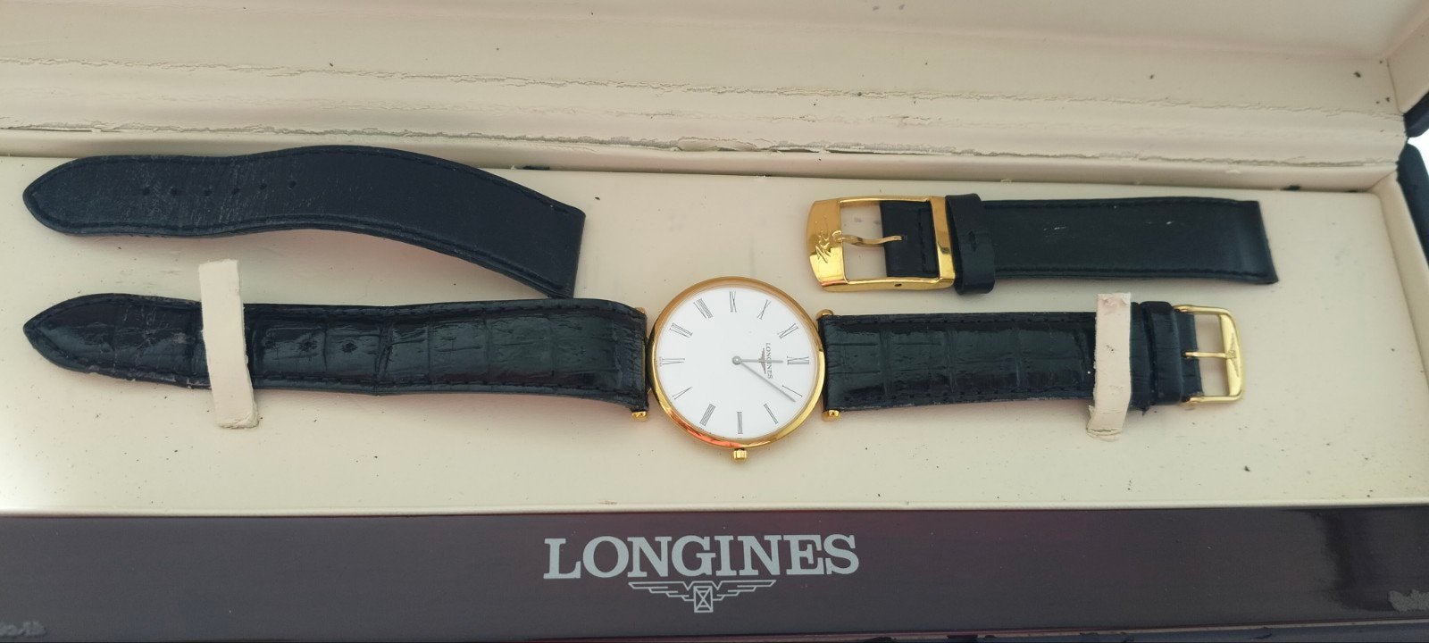 Montre longines, Enlèvement, Comme neuf, Montre-bracelet, Cuir