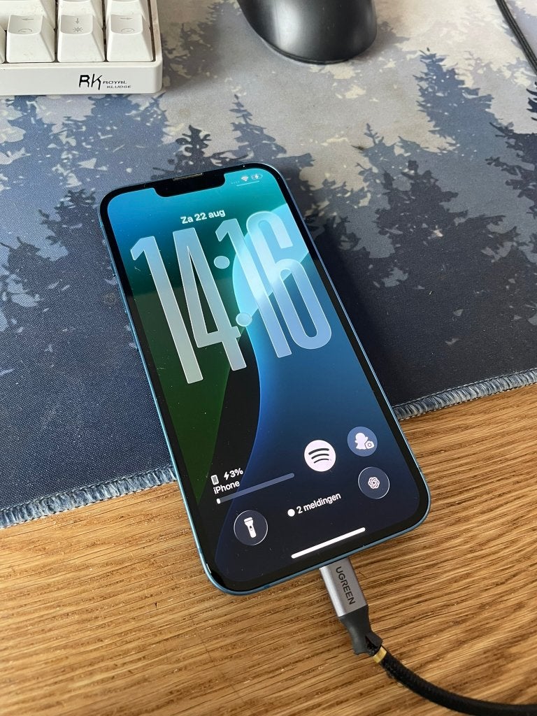 Iphone 13 blauw, Telecommunicatie, Mobiele telefoons | Apple iPhone, 256 GB, Gebruikt, 89 %, IPhone 13