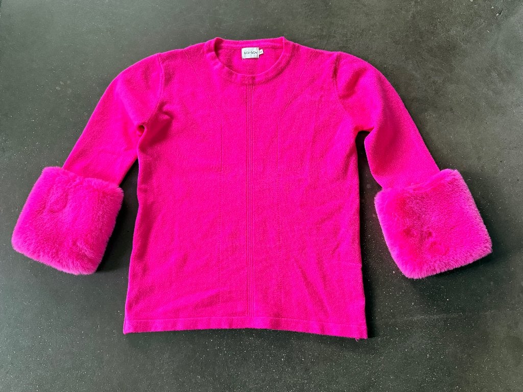 Pull fuchia Goa Goa M fausse fourrure, Vêtements | Femmes, Neuf, Goa Goa, Taille 38/40 (M), Enlèvement ou Envoi
