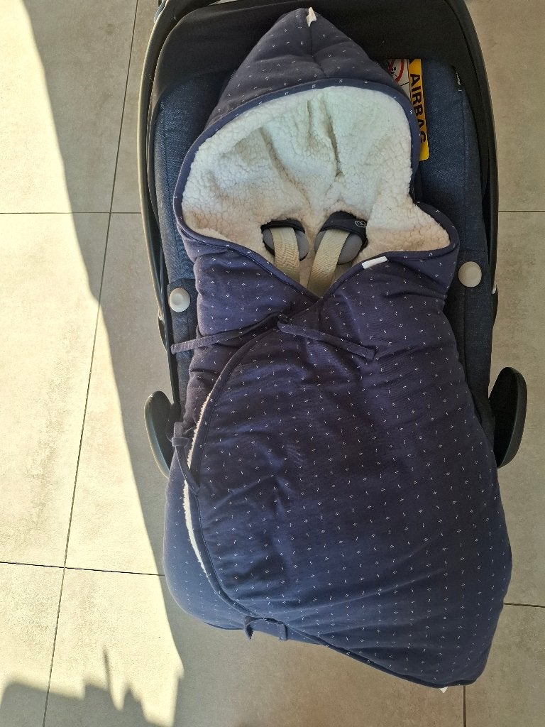 Wikkeldeken voor Maxi-Cosi Bemini, Enfants & Bébés, Bleu, Comme neuf, Enlèvement, Autres marques