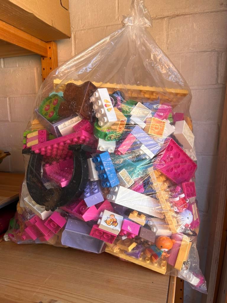 Hello kitty blokken, Kinderen en Baby's, Ophalen of Verzenden, Gebruikt, Duplo