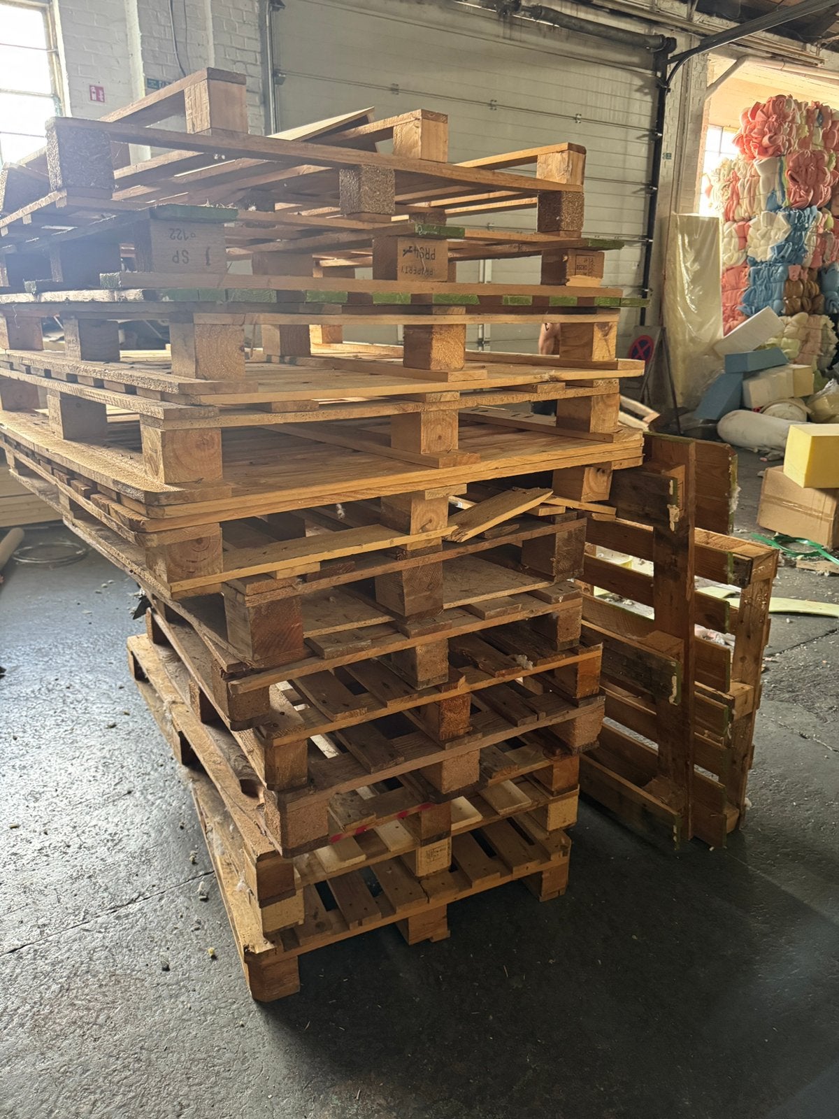Palette, Moins de 3 m³, Enlèvement