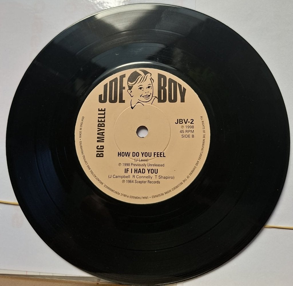 Big Maybelle – Yesterdays Kisses / If I Had You / EP, CD & DVD, Vinyles | R&B & Soul, Enlèvement ou Envoi, 7 inch, Utilisé, Soul
