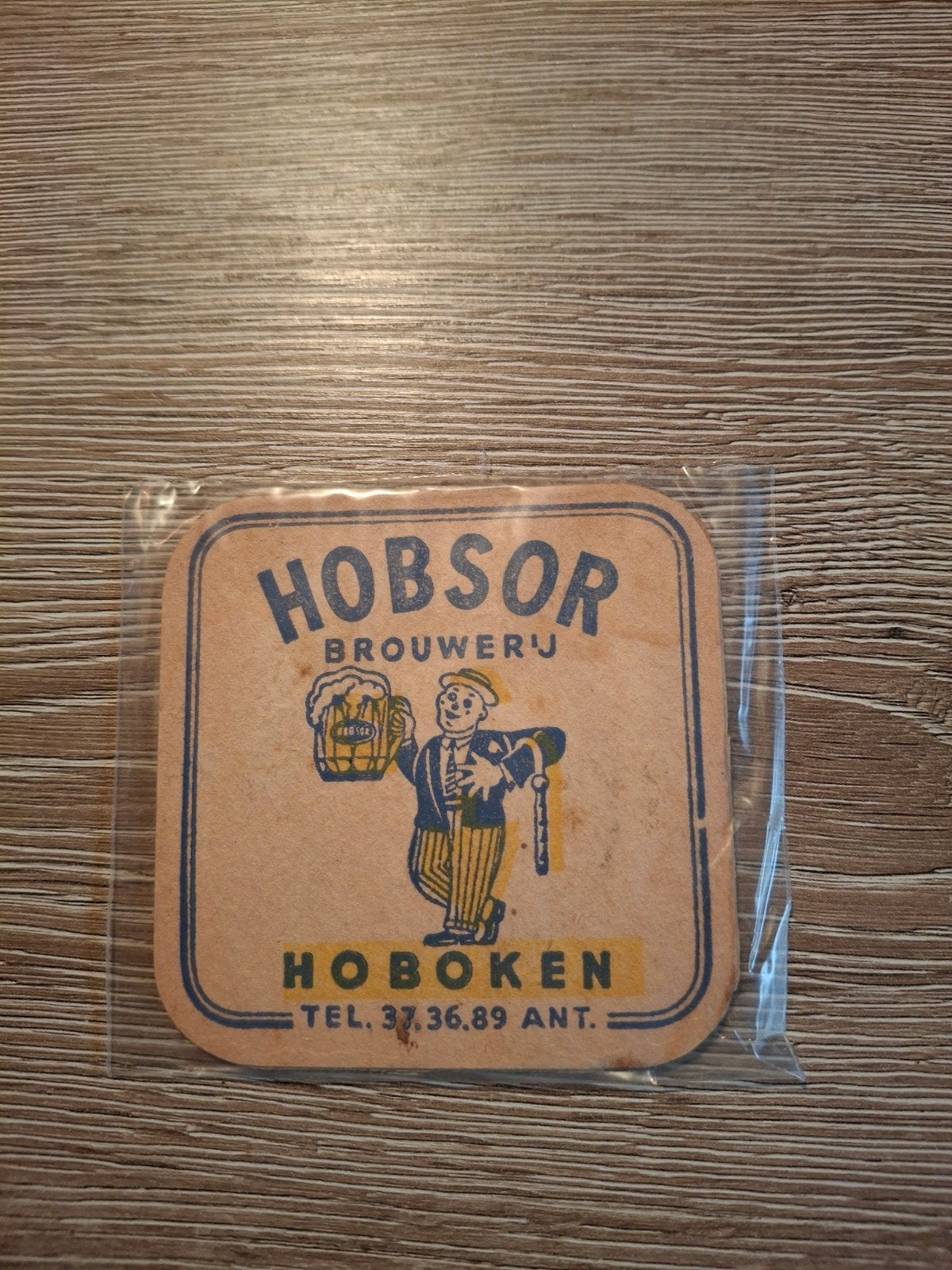 Oud bierviltje hobsor hoboken, Verzamelen, Ophalen of Verzenden
