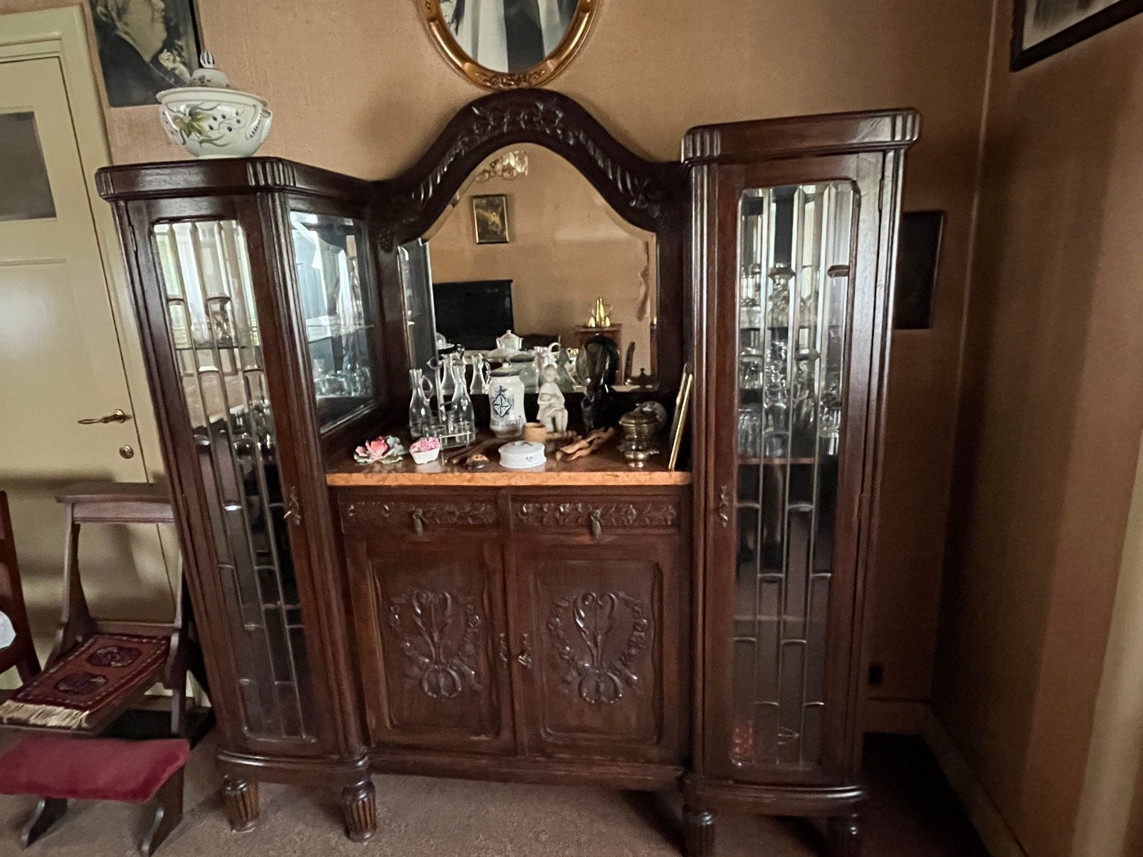 Buffetkast met bovenbouw, Antiek en Kunst, Ophalen