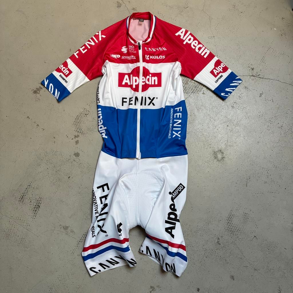 Mathieu van der Poel 2020 Alpecin-Fenix koerstrui wielertrui, Fietsen en Brommers, Ophalen of Verzenden, Zo goed als nieuw
