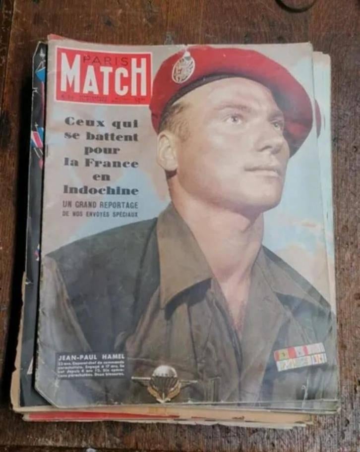 Revue Paris wedstrijdparachutiste 1950, Verzenden, Gelezen, Krant