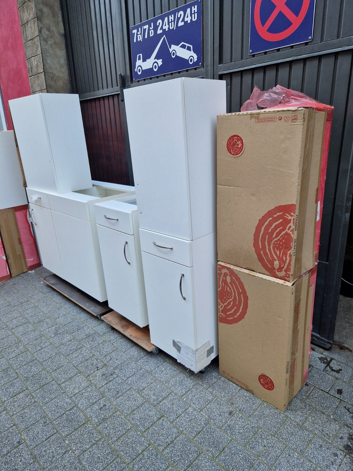 Meuble cuisine, Enlèvement, Neuf, Blanc
