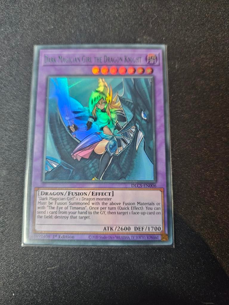 Dark magician girl the dragon knight dlcs, Hobby en Vrije tijd, Verzamelkaartspellen | Yu-gi-Oh!, Ophalen of Verzenden