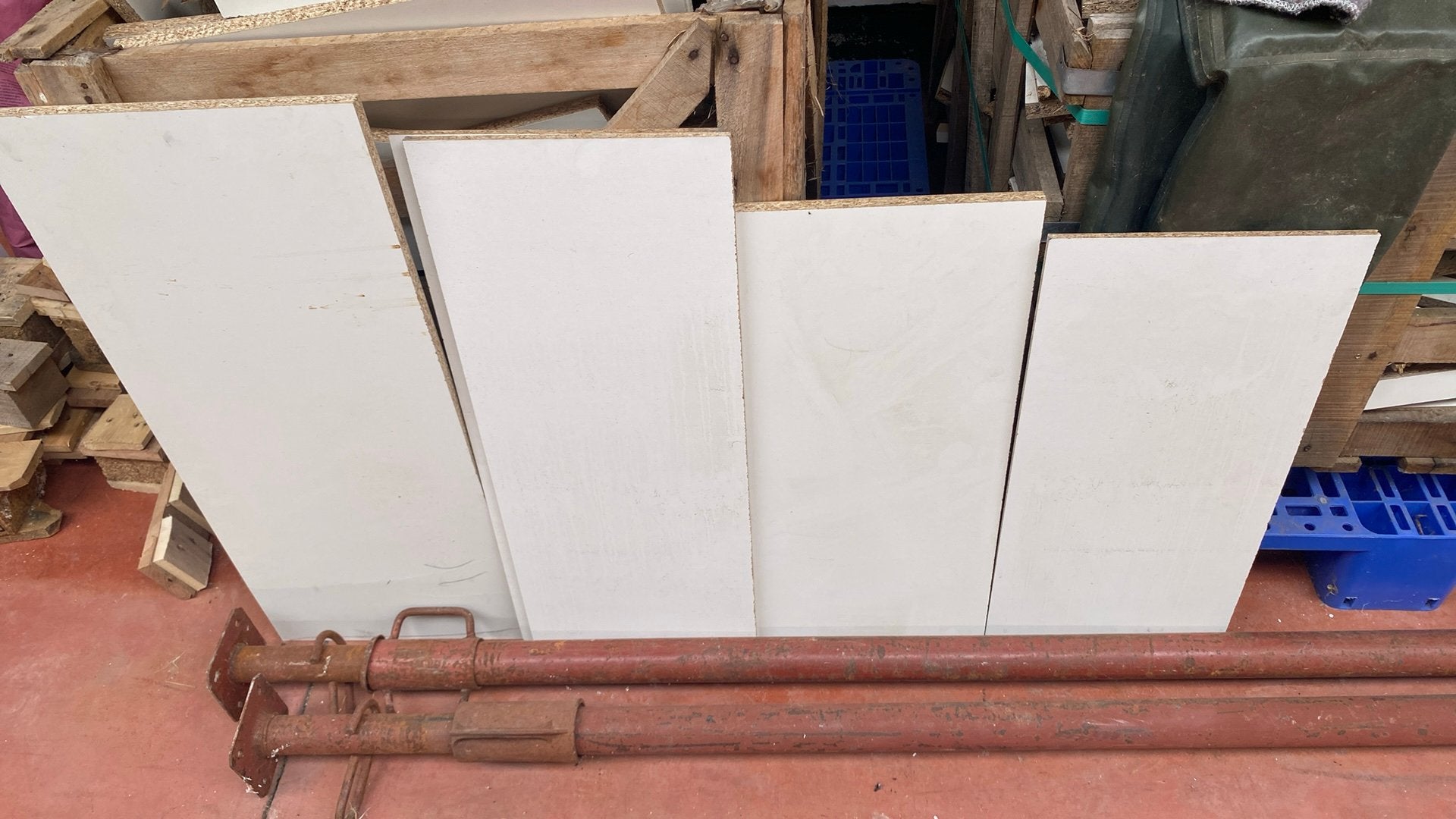 Gratis meubelpaneel platen wit., Enlèvement, Comme neuf