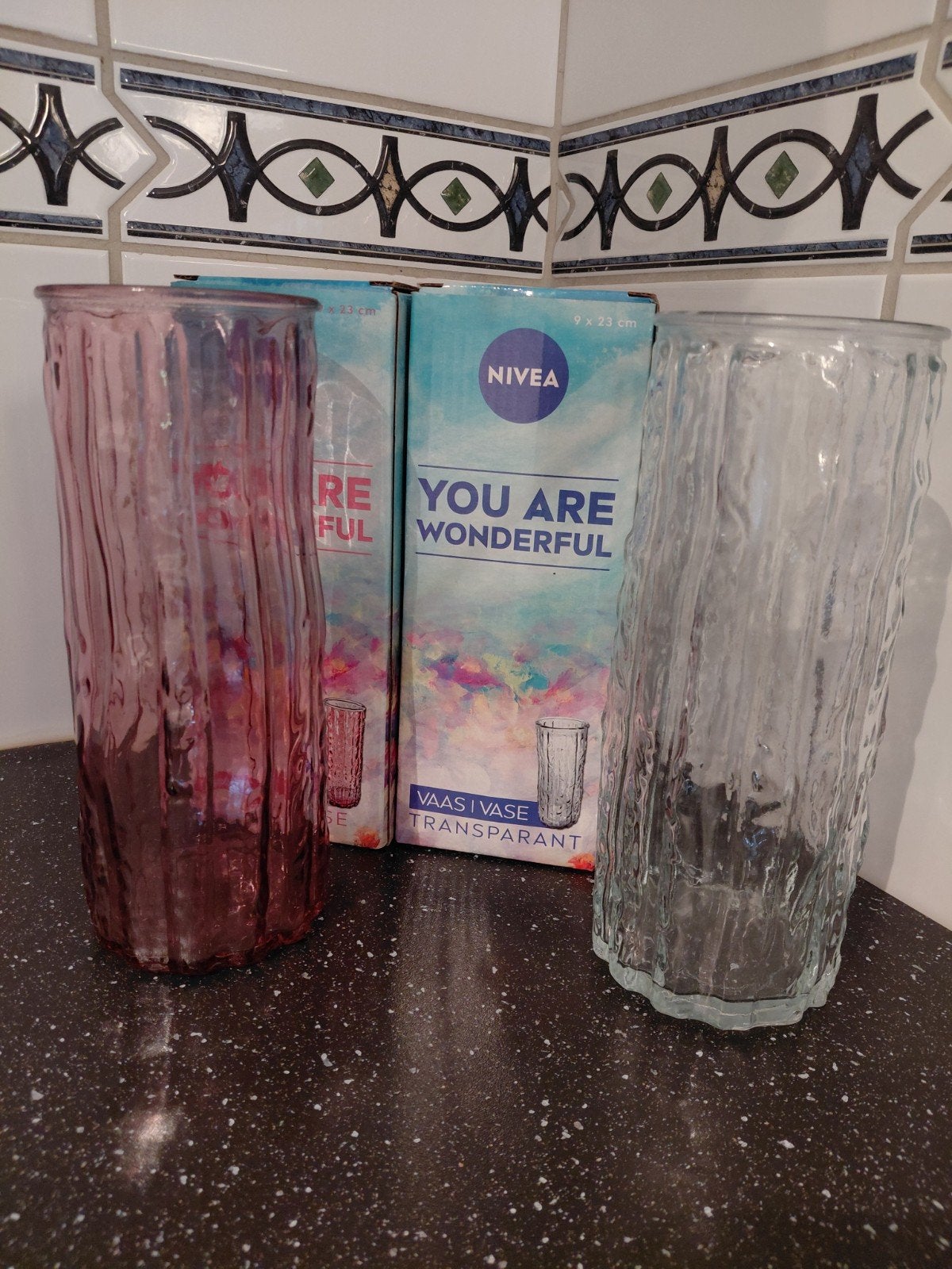 mooie vazen nivea, Ophalen, Nieuw, Roze