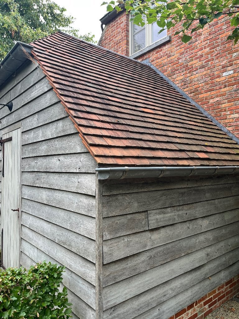 Lot oude tegelpannen, Doe-het-zelf en Bouw, Dakpannen en Dakbedekking, Ophalen, Overige typen