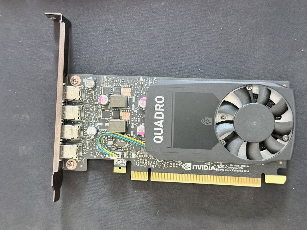 NVIDIA Quadro P620 2GB - Compacte professionele videokaart, Computers en Software, Videokaarten, Ophalen, Gebruikt, DisplayPort