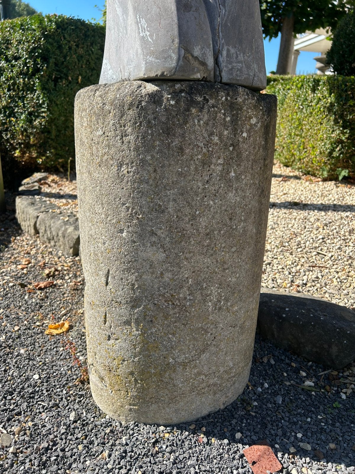 Voet te koop blauwsteen, Tuin en Terras, Ophalen of Verzenden, Zo goed als nieuw