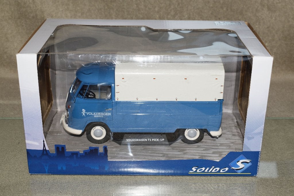 miniatuur auto 1:18 nieuw solido VW T1 volkswagen service, Hobby en Vrije tijd, Ophalen of Verzenden, Nieuw, Solido