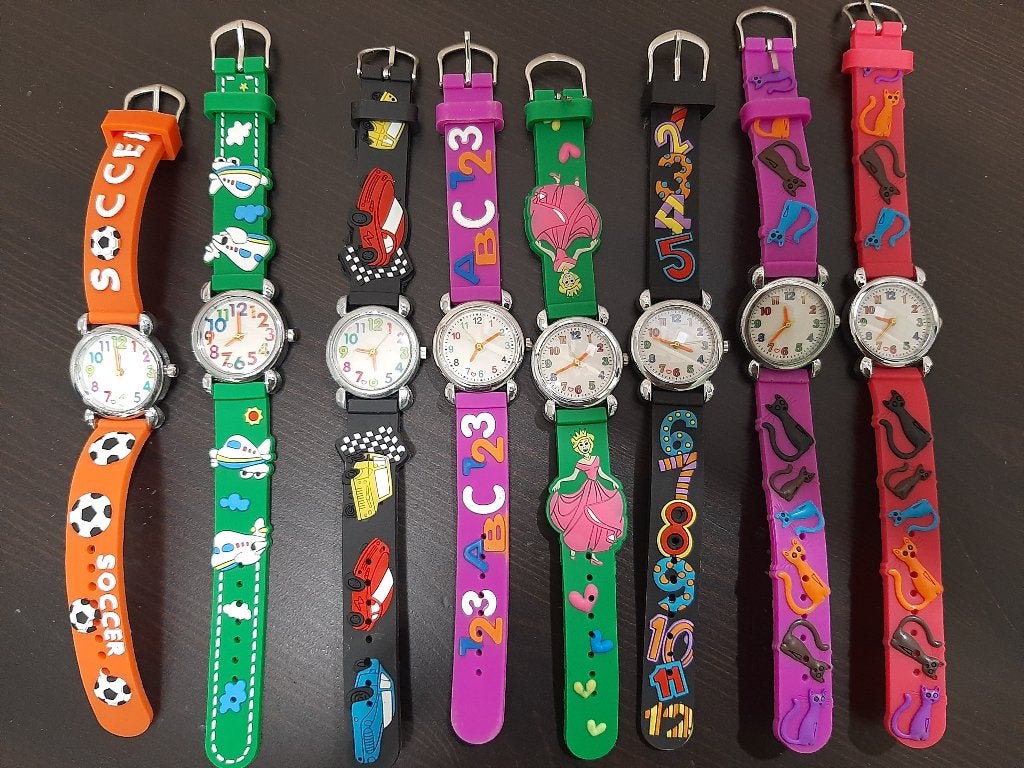 Kinder horloge (zonder batterij, Ophalen, Overige kleuren, Nieuw, Met print