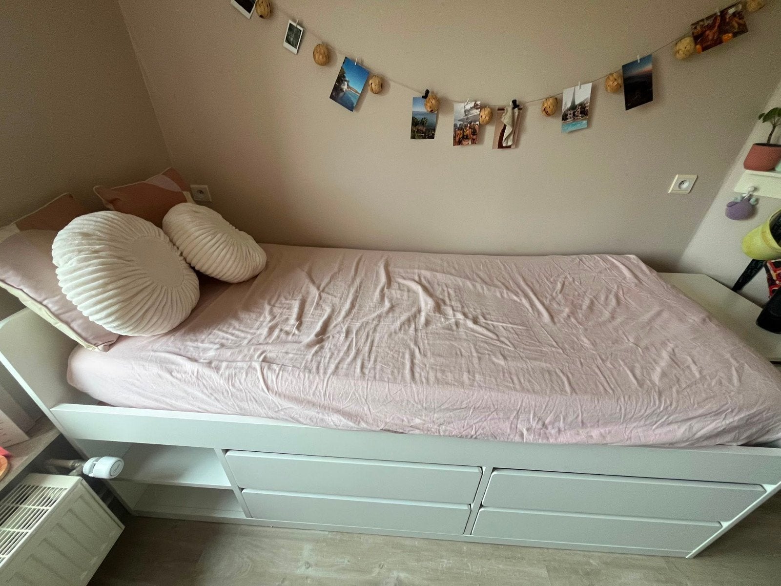Eenpersoonsbed Släkt Ikea, Huis en Inrichting, Slaapkamer | Bedden, Ophalen, Gebruikt, 90 cm, Eenpersoons