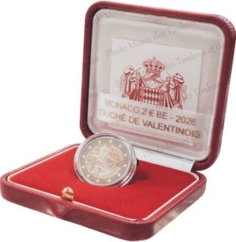 Monaco 2 Euro PP 2026, Postzegels en Munten, Munten | Europa | Euromunten, Verzenden, Monaco, 2 euro, Losse munt