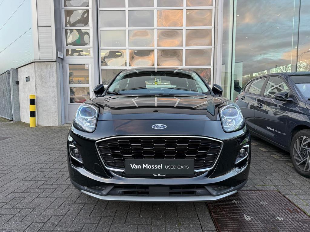 Ford Puma Titanium 1.0i EcoBoost, Auto's, Ford, Stof, https://public.car-pass.be/vhr/d3b1d4ff-9592-4427-b36e-b90d70c4806f, Zwart