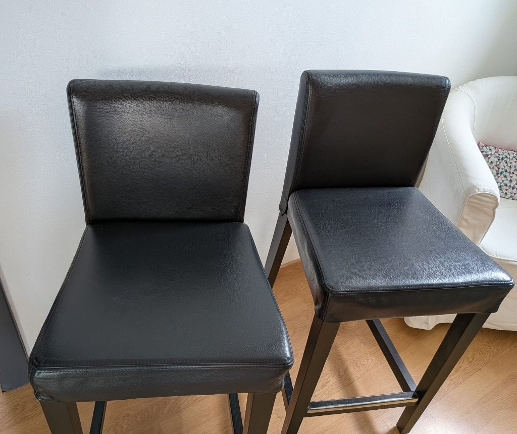 chaises hautes ikéa👍👍👍👍👍👍👍👍👍, Maison & Meubles, Avec repose-pieds, 2 tabourets, Comme neuf, Enlèvement