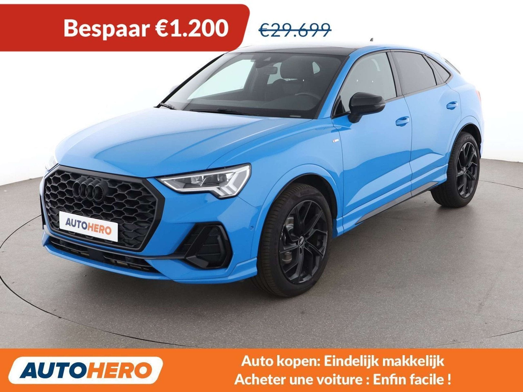 Audi Q3 35 TDI S line (année de construction 2019), Autos, Achat, Noir, 5 portes, 159 g/km