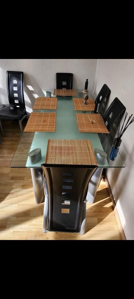 Ensemble meubles salle à manger, Enlèvement, Comme neuf, 4 à 6 chaises