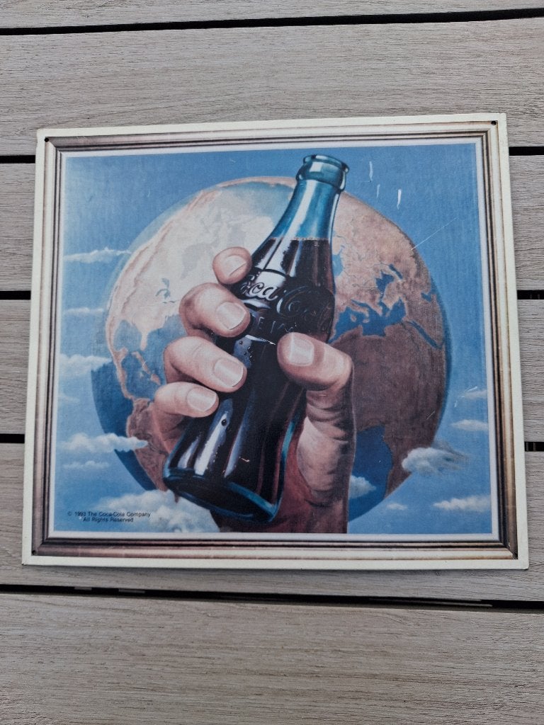 Coca-cola bord, Enlèvement, Utilisé, Panneau publicitaire