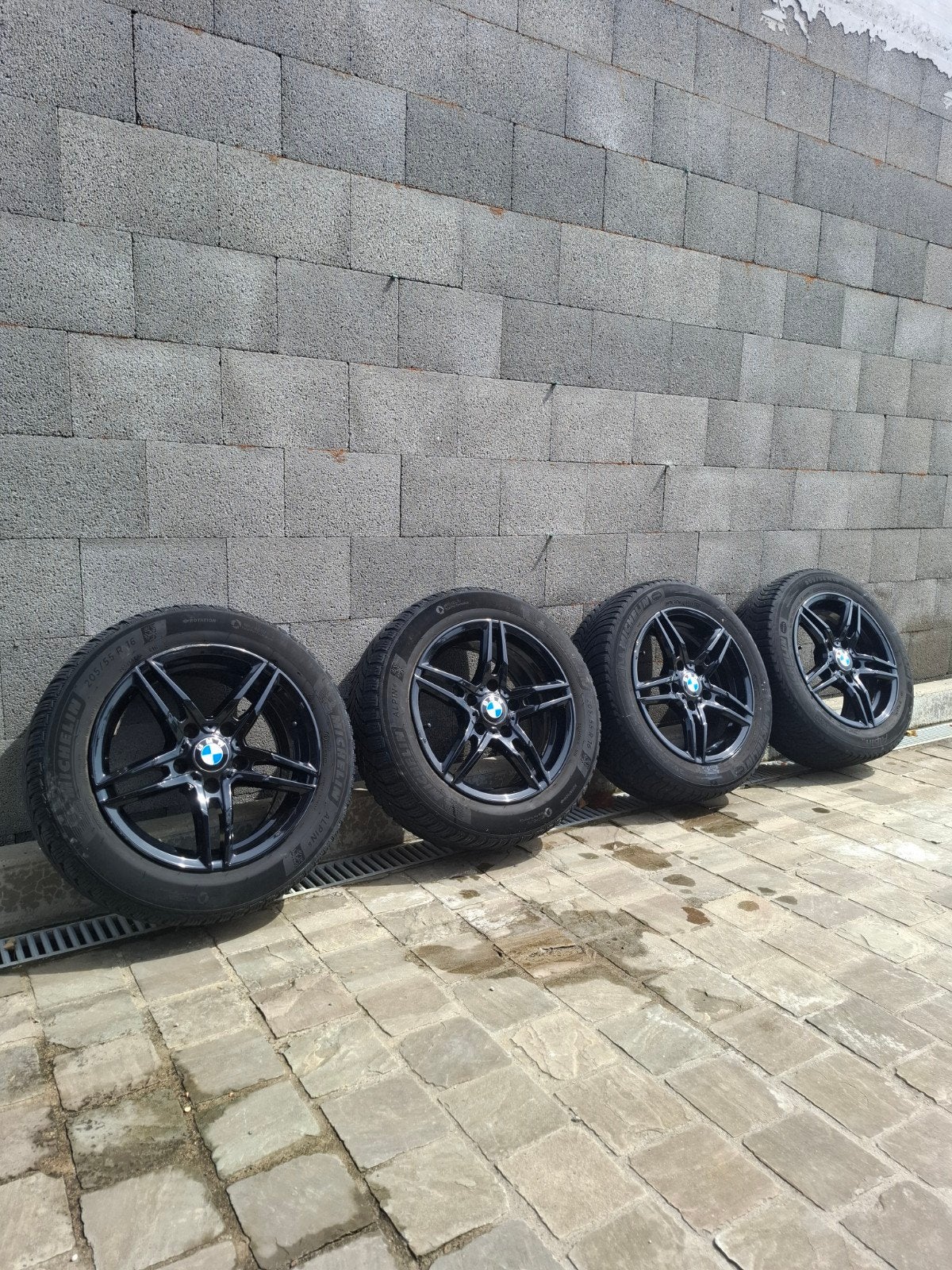 Bmw 205/55 R16 5x120 winter, Ophalen, 16 inch, Winterbanden, Band(en)