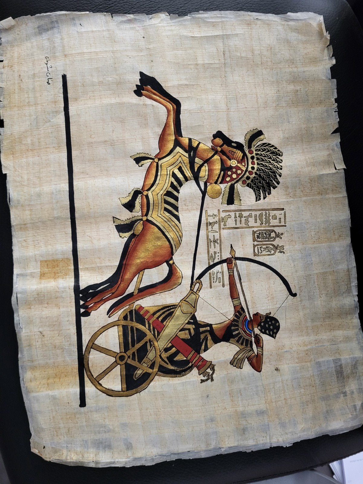 papyrus, Ophalen