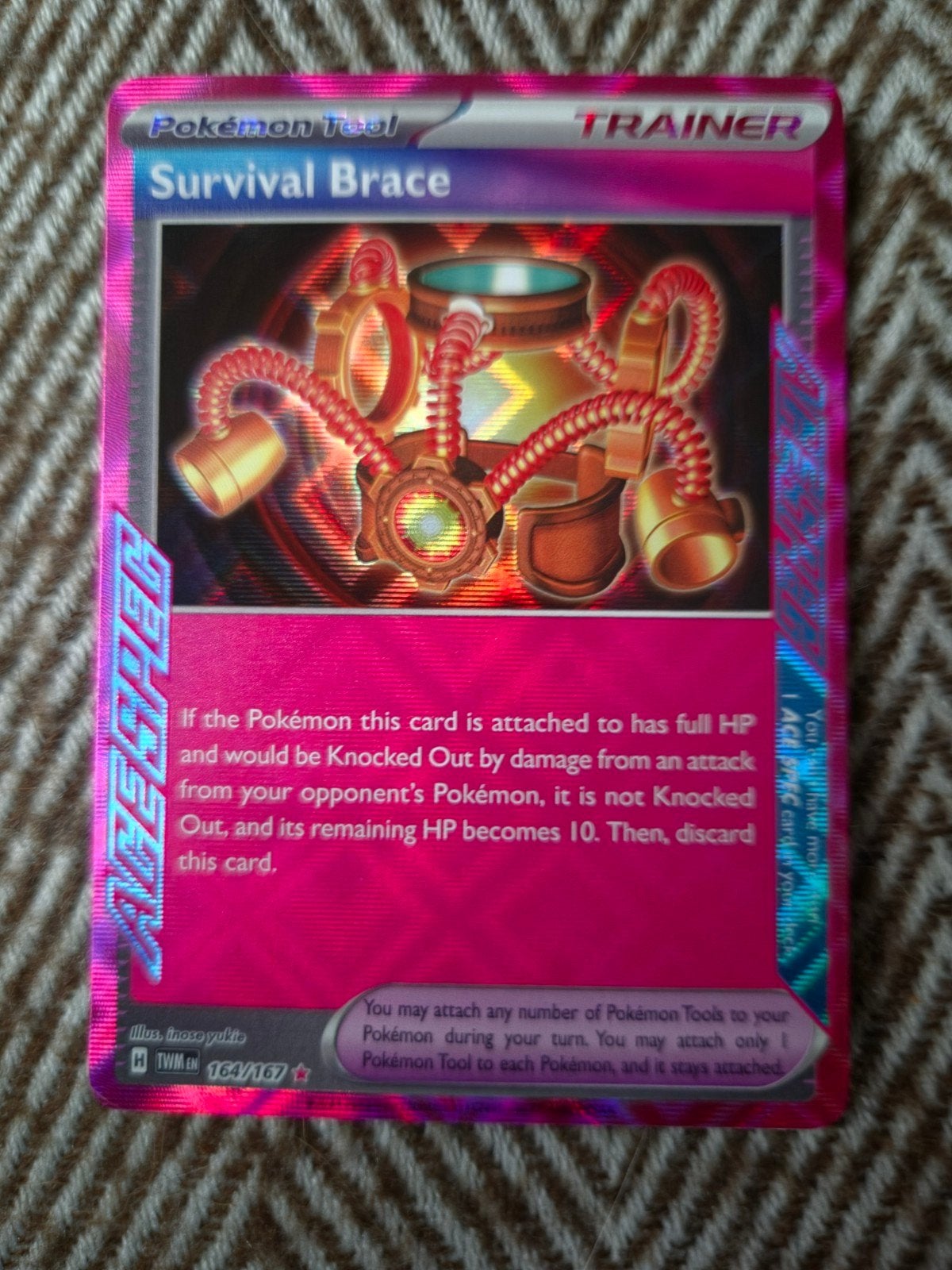 Survival Brace, Hobby en Vrije tijd, Ophalen of Verzenden, Nieuw, Losse kaart, Foil