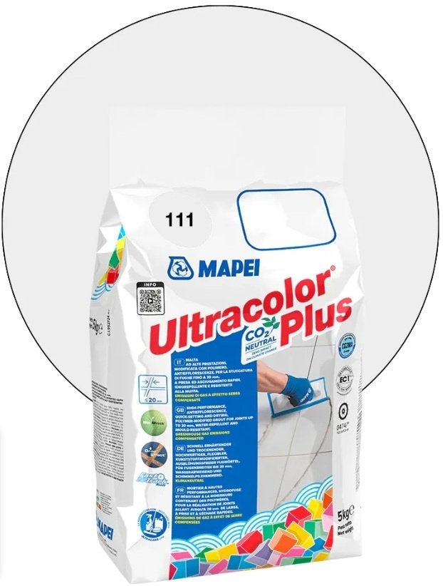 Mapei Ultracolor Plus - 111 Zilver Grijs, 5 kg, Bricolage & Construction, Enlèvement, Neuf