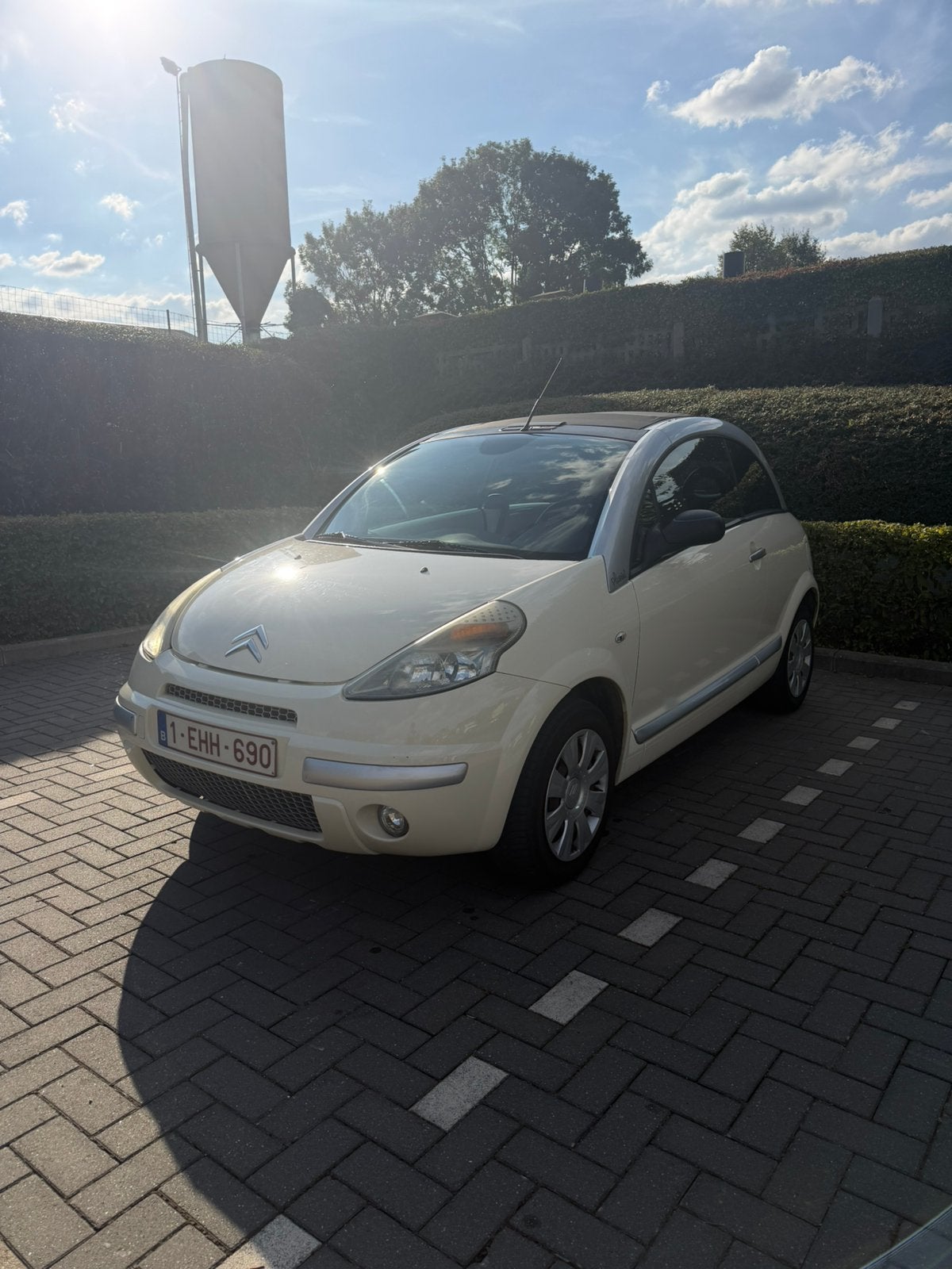 Citroën C3 Pluriel – 2008 – 170.000 km – rijdt nog, Auto's, 4 zetels, Cabriolet, Beige, Handgeschakeld