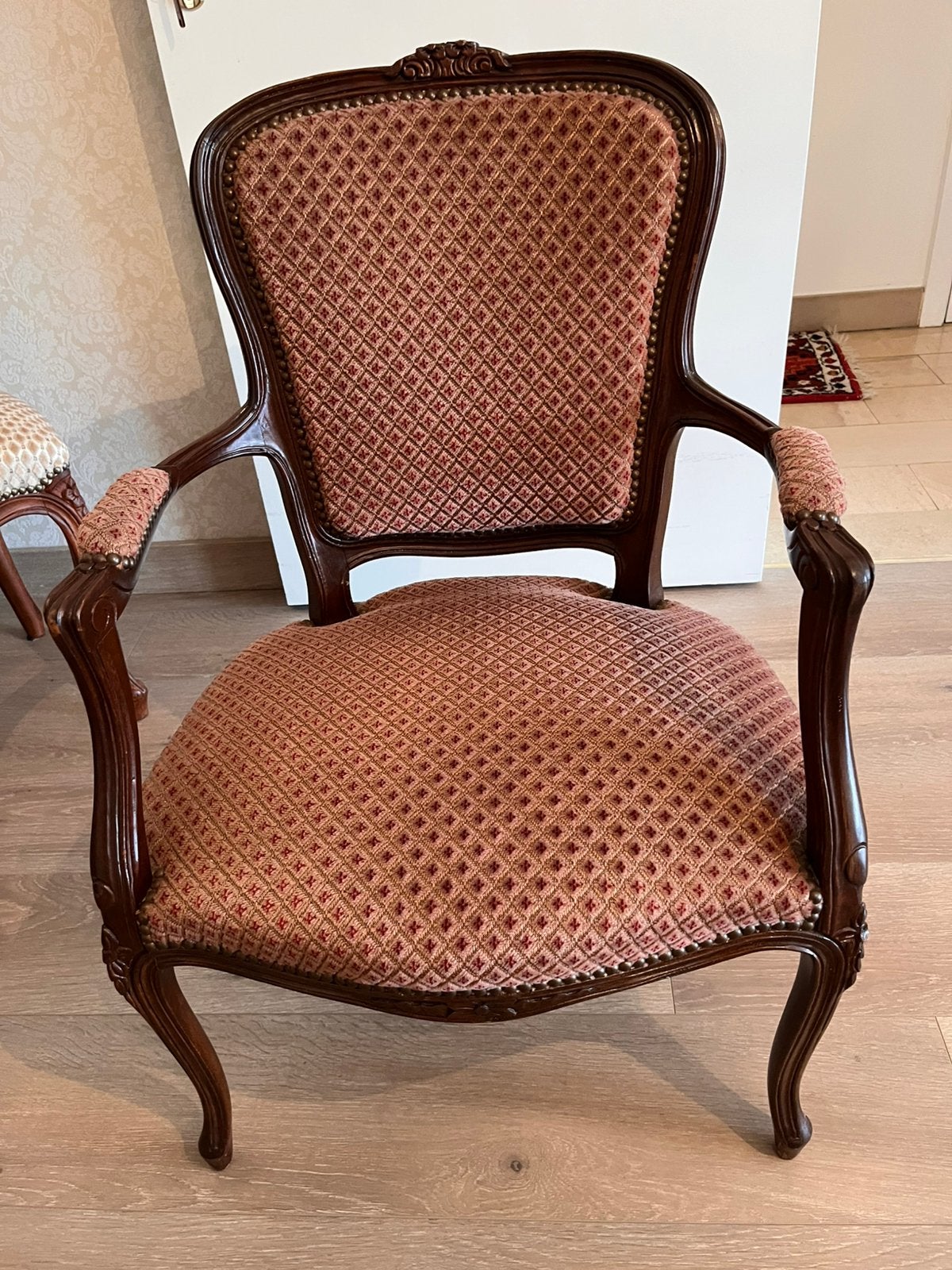 2 Klassieke stoelen met armleuning, Ophalen