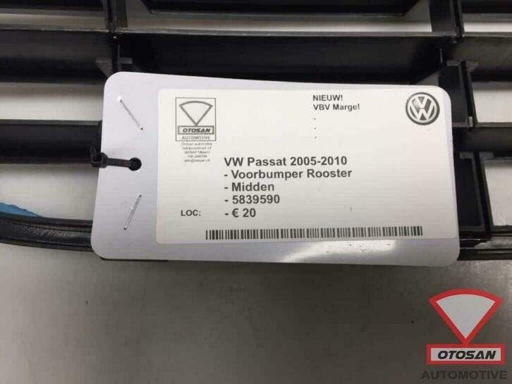 vw passat 2009 grille de pare chocs avant au milieu nouveau, Autos : Pièces & Accessoires, Neuf, Pare-chocs, Volkswagen, Volkswagen AG