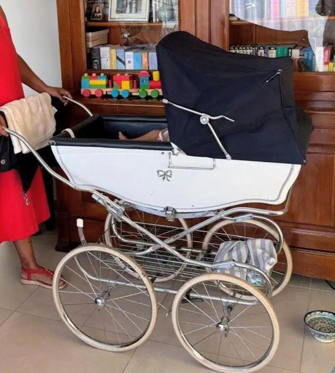 vintage silver cross, Kinderen en Baby's, Ophalen, Gebruikt, Kinderwagen, Overige merken