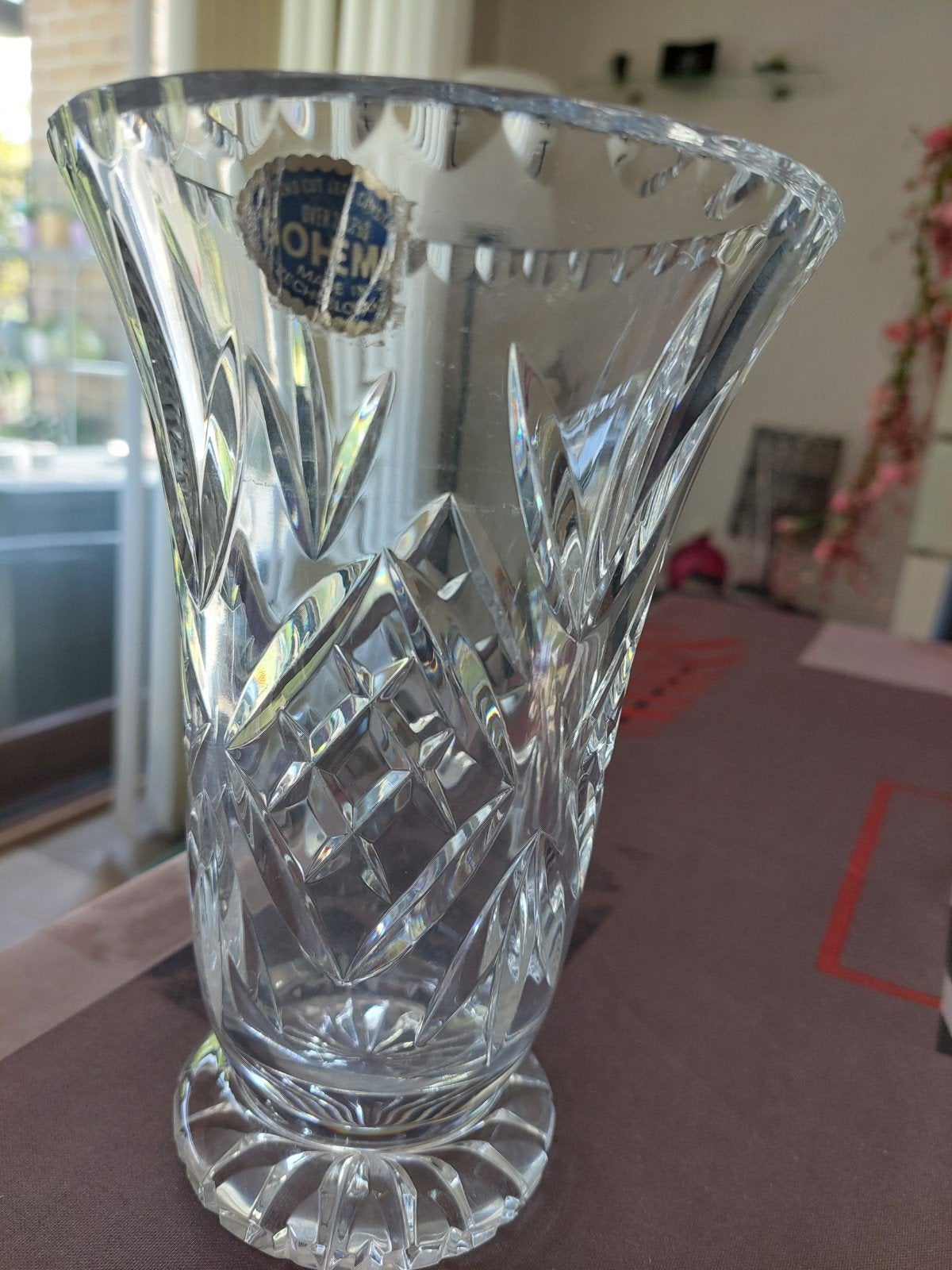 vase cristal de Bohême, Enlèvement
