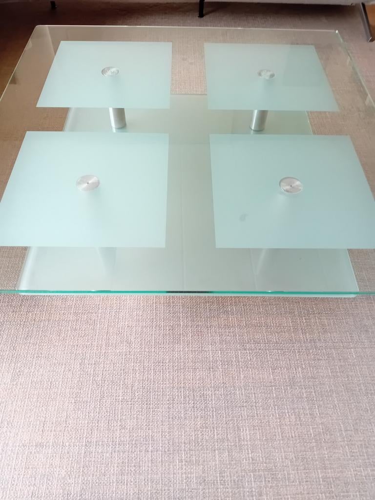 Vintage salontafel, Huis en Inrichting, Ophalen, Vierkant