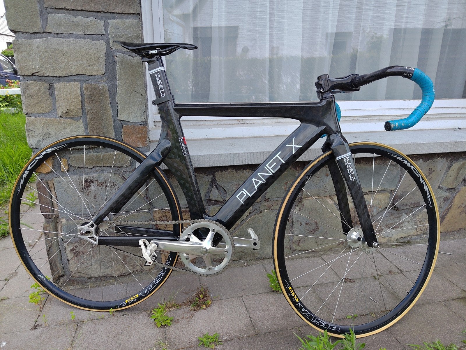 Planet X Stealth Pro Carbon Baanfiets / Fixie – Maat 55 cm, Vélos & Vélomoteurs, Vélos | Vélos de course, Aluminium, Enlèvement