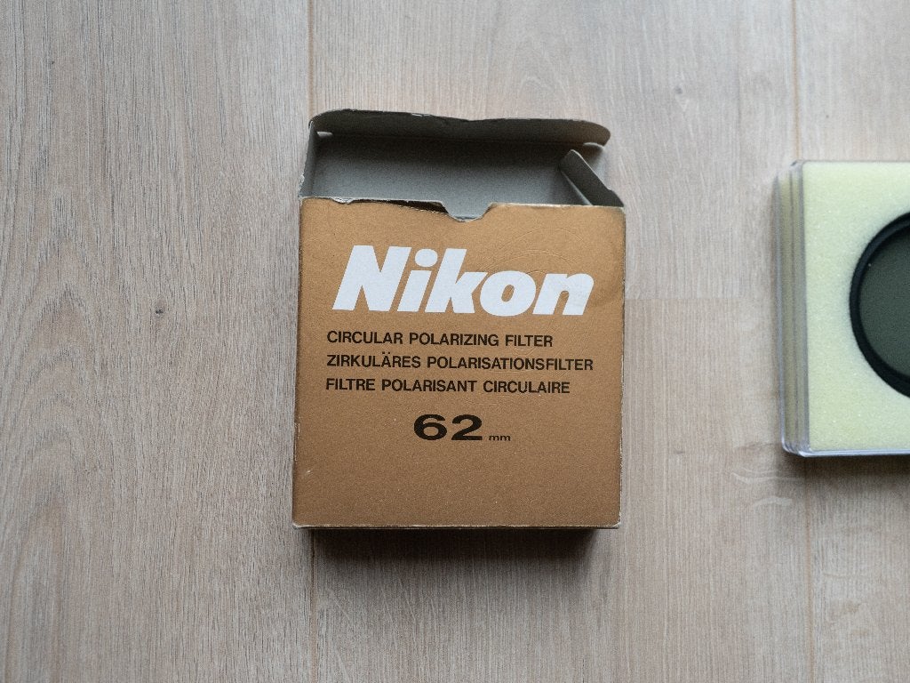 Nikon circulair polfilter 62mm, Ophalen of Verzenden, Zo goed als nieuw, Nikon