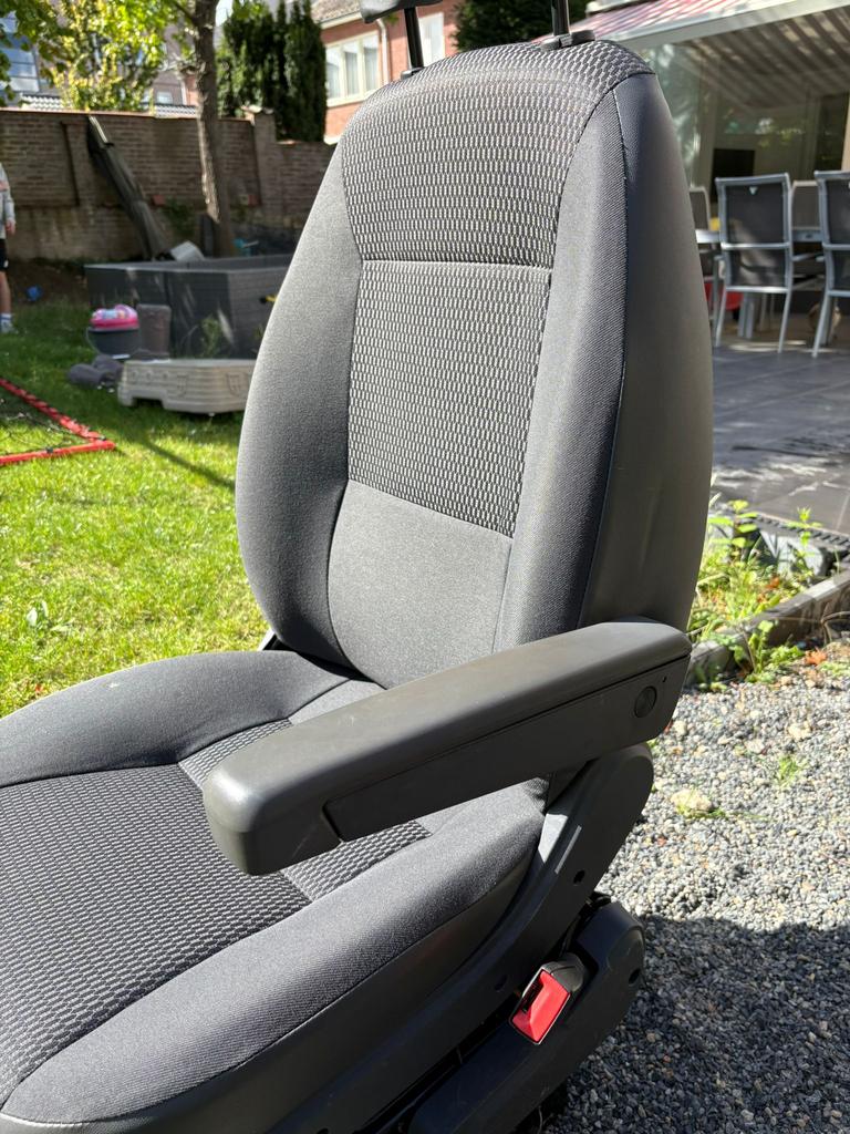 Bijrijdersstoel Ducato Boxer Ducato buscamper zwart, Auto-onderdelen, Ophalen of Verzenden, Gebruikt, Opel