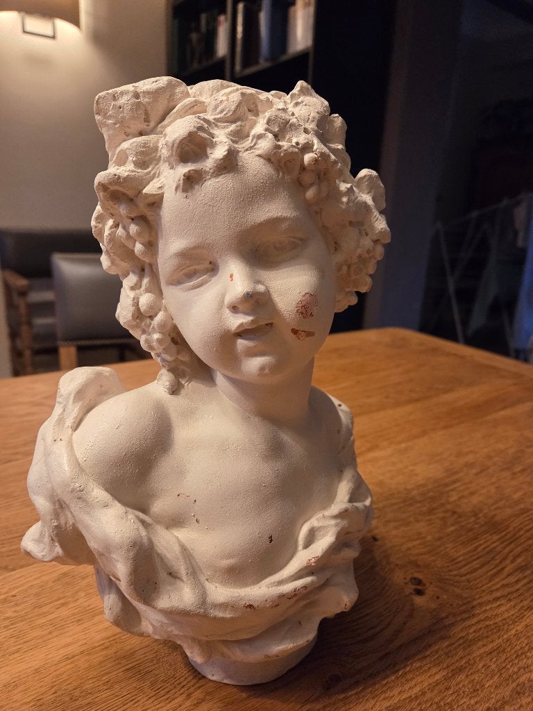 Buste décoratif, Antiek en Kunst, Ophalen, Overige materialen, Buste, Overige onderwerpen