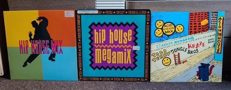 3x Maxi Vinyl Hiphouse Mix, Acid House Mix, CD & DVD, Envoi, Comme neuf, 12 pouces, House
