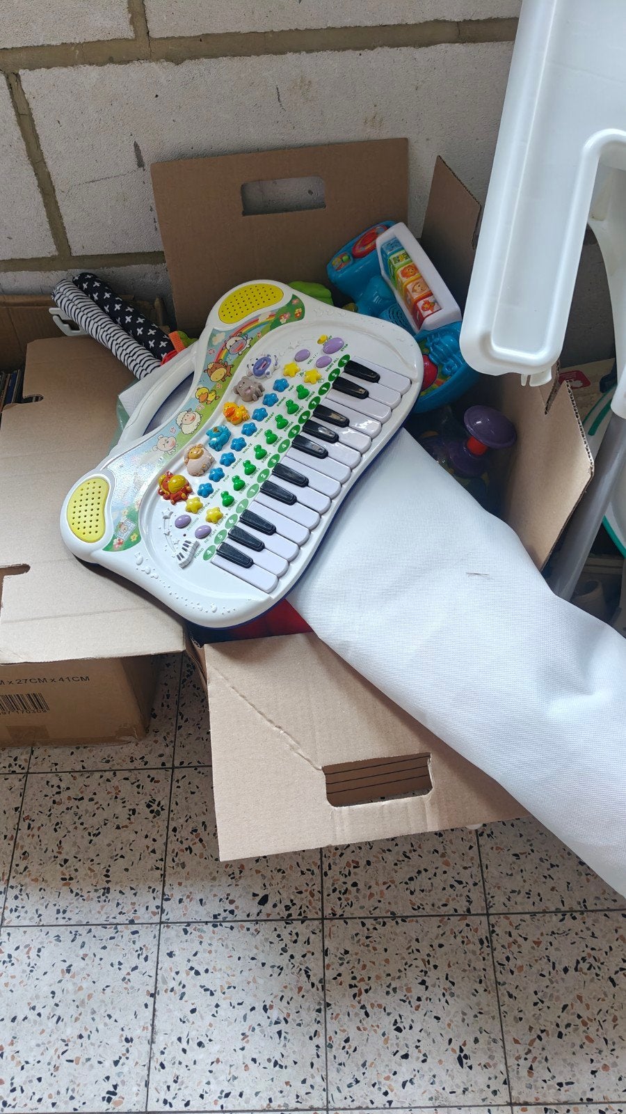 Baby en peuterspeelgoed, Ophalen