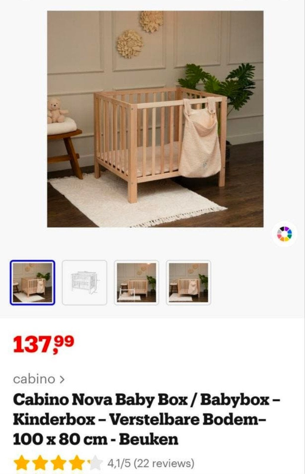 Baby box, baby bed, Kinderen en Baby's, Ophalen, Zo goed als nieuw, Jongetje of Meisje