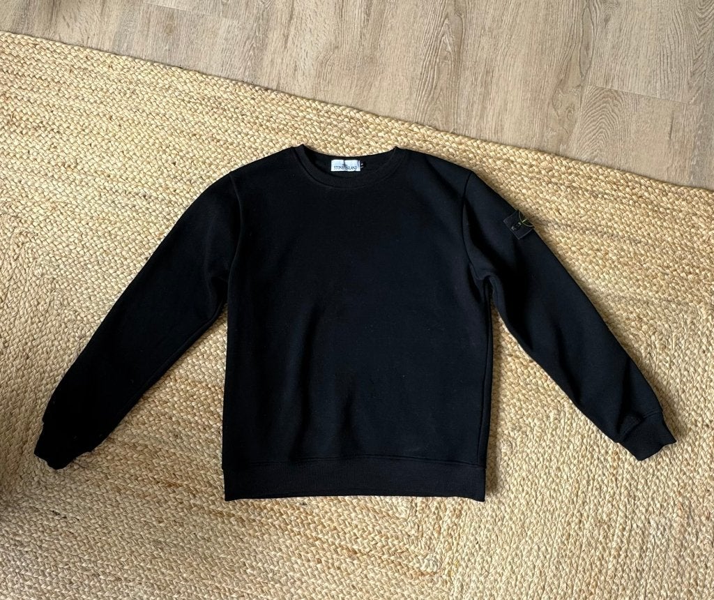 Stone Island zwarte crewneck sweater | Maat S, Zwart, Nieuw, Ophalen of Verzenden, Stone Island